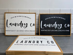 Laundry / Utility sign - Handmade wooden sign