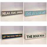 Personalise your own-handmade wooden retro sign