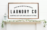 Laundry / Utility sign - Handmade wooden sign