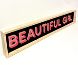 Personalise your own-handmade wooden retro sign