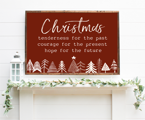 Christmas quote sign