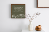Plant seeds of happiness- handmade wooden sign