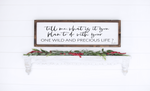 Tell me what it is you plan to do with your one wild and precious life? Mary Oliver - Handmade wooden sign
